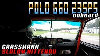 Polo G60 235PS  Christian Grassmann Slalom Nittenau 082017  THEIBACHPERFORMANCE [upl. by Lehcer]