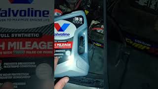 Valvoline Oil full synthetic oil change [upl. by Niatsirk]