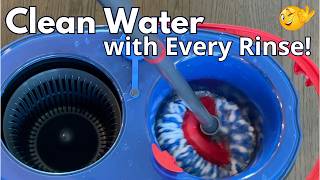 quotClean Water Every Rinsequot EasyWring Spin Mop in Action Unboxing amp First Impressions [upl. by Yarased]