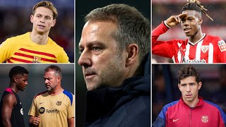 Barcelona News ft Nico Williams Frenkie de Jong amp Ansu Fati [upl. by Anujra]