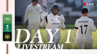 LIVE  Leicestershire CCC v Gloucestershire CCC  County Championship Day One [upl. by Nnairda]