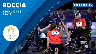 🔵 Boccia Highlights  Day 2  Paris 2024 Paralympic Games [upl. by Perni101]