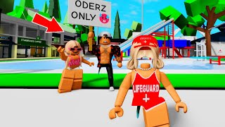 Brookhaven But I Become A RICH LIFEGUARD To CATCH ODERS [upl. by Chessy]