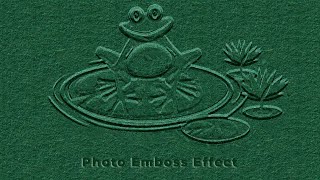 PhotoshopHow to Add an Embossed Effect to Text amp Image [upl. by Lashonde407]