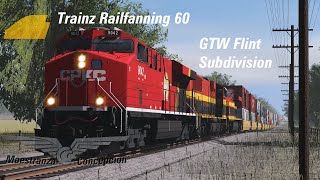 Trainz Railfanning 60  GTW Flint Subdivision [upl. by Aihsital]