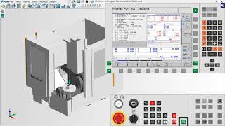 03 Save Project  Heidenhain 530 5Axis Machine  HuiMaiTech Virtual CNC Training [upl. by Arleta]