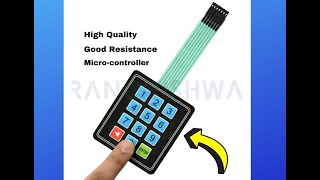 Rangvishwa Best Quality 3x4 Matrix Membrane Switch Keypad for Arduino [upl. by Nadirehs]