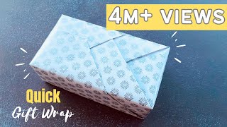 Easy Gift Wrapping  DIY Gift Packing Idea  Gift Wrap Idea for any Occasion giftwrap [upl. by Kinsler]