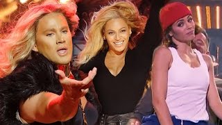 Channing Tatum vs Jenna DewanTatum EPIC Lip Sync Battle w BEYONCE [upl. by Phia738]