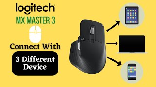 How to PairSetup a Logitech MX Master 3 Mouse Multiple Devices via Bluetooth [upl. by Noiramed]