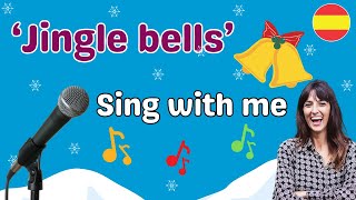 Jingle bells in Spanish sing along for kids [upl. by Eillib]