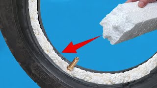 No one believes it but it really works This substance pumped into tires is more durable than tubes [upl. by Malvie]