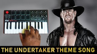 WWE  UnderTaker Theme Song  AkaiMpkMini Cover By Raj Bharath [upl. by Carolus724]