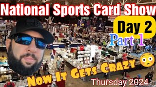 National Sports Card Show Day 2 Part 1 Cards in Cases and The Start of Chaos NSCC24 [upl. by Luciano191]