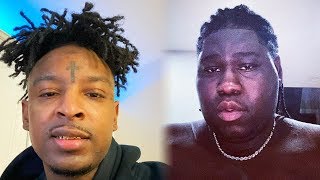 21 Savage Responds To Young Chop Dissing NLE Choppa Has Herpes NBA YoungBoy Offset [upl. by Adni367]