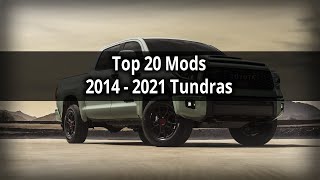 Top 20 Mods amp Accessories Under 300 For Toyota Tundras 20142021 [upl. by Ellak]