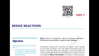 Balancing Of Redox ReactionsChapter 7 Redox ReactionsClass 11 NCERT Chemistry [upl. by Vasya]