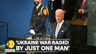 77th session of UNGA Will stand in solidarity with Ukraine against Russian aggression says Biden [upl. by Waneta]