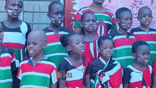 KENYA NATIONAL ANTHEM in Swahili version by St Robert Preparatory School CBC Grade 3 [upl. by Rhynd]