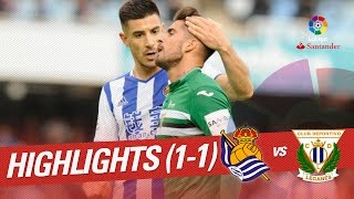 Resumen de Real Sociedad vs CD Leganés 11 [upl. by Mathew]