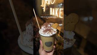 Hot chocolate with marshmallow fluff in London christmas hotchocolate chocolate winter london [upl. by Annaitsirk308]