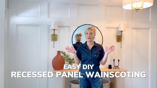 Easy Recessed Panel Wainscoting [upl. by Horick306]