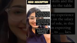 Job Interview Tips  How to Answer quotWhat is your Salary Expectationquot 🙏👍⏩🔔 [upl. by Edualcnaej]