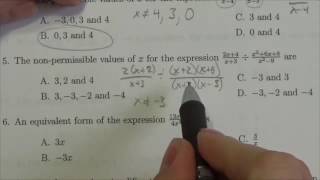 Math 302 Rationals Review MC5 [upl. by Aneele]