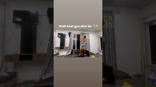 Pura hath kaat gya 😱🤯 delhivlog funny fakefriendstory memes meervlogs minivlog [upl. by Boleslaw305]