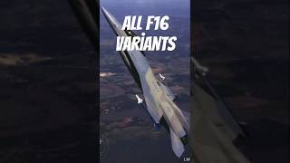 All F16 Variants [upl. by Eelytsirk]