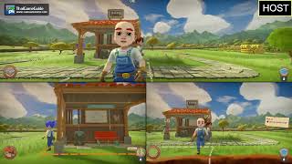 How to play Farm Together 2 Split Screen coop with friends  Host amp Join on PCSteam [upl. by Puett]