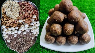 Flax Seed And Nuts Laddu With Palm Sugar  Flax Seed Laddu  Energy Balls  Protein Laddu [upl. by Murry]