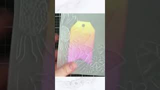 Eclipse Technique with Embossing Folders [upl. by Prue]