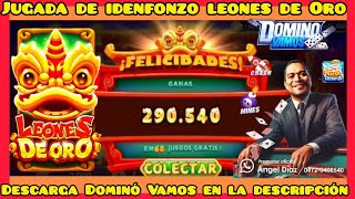 Gana Dinero Jugada de idenfonzo leones de Oro descarga Dominó Vamos en la descripción [upl. by Auqinahc677]