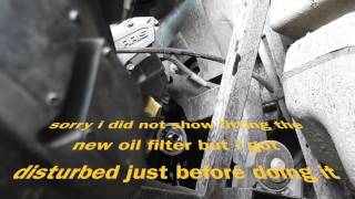 POLARIS RZR 570 ENGINE OIL CHANGE AND OIL FILTER [upl. by Bathesda]