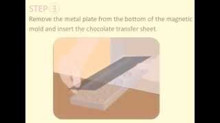 Chocolate Transfer Sheets  printing to chocolate transfer sheets and using molds [upl. by Smada]