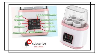 Bottle Warmer  Bottle Sterilizer  Breast Milk Thawing etc [upl. by Dominik]