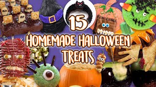 15 Spooky Homemade Halloween Treats  Well Done [upl. by Hsirrap]