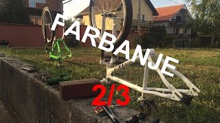 Part 23  Farbanje Strahinjine i Skrinjarove bicikle  Farbanje [upl. by Ennavoj]