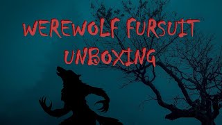 WEREWOLF FURSUIT UNBOXING [upl. by Fanchie191]