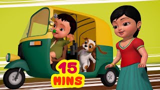 சிட்டியின் ஆட்டோ வந்தது பாரு  Tamil Rhymes for Children  Infobells [upl. by Wildon]