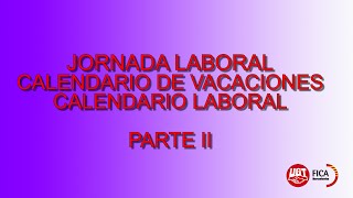 Calendario Laboral [upl. by Ninetta]