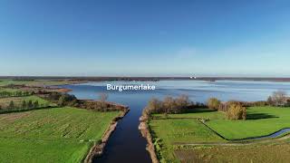 Droneview of Eastermar Friesland the Netherlands in autumn [upl. by Hamlet595]