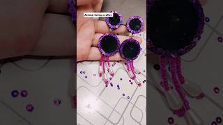 DIY Earring With Beaded  New Design earring ashmalfatimacrafter shortfeed [upl. by Armillia]