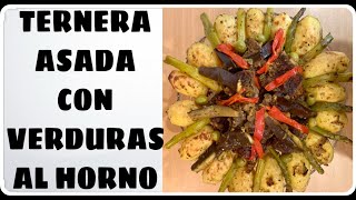 TERNERA ASADA con VERDURA al HORNO [upl. by Pickford876]