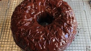 Chocolate Sour Cream Bundt Cake  Easiest Chocolate Cake Recipe Ever [upl. by Itteb]