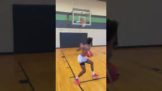 Crossover Jab to Spin Floater basketball youtubeshorts footwork ballhandling shorts [upl. by Fazeli566]