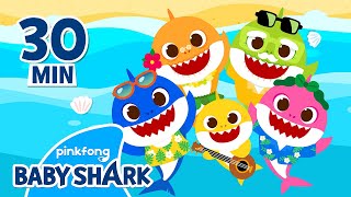 Summer Baby Shark Remix Doo Doo Doo 1 hour  Compilation  Baby Shark Official [upl. by Hannah820]