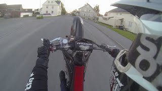 Supermoto evening ride in verdal [upl. by Adebayo]