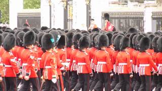 The Queens Birthday Parade Trooping the Colour 2012 [upl. by Ardnossak]